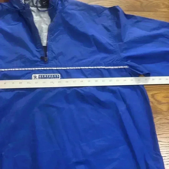 Vintage Nike‎ team Kentucky Wildcats Basketball Short sleeve Rain Jacket Adult L - Picture 10 of 11